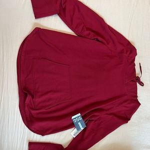 brand new burgundy sweatshirt